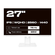 JAPANNEXT JN-IPS270WQHD75F-C65W-HSP-W kompiuterio monitorius JAPANNEXT JN-IPS270WQHD75F-C65W-HSP-W kompiuterio monitorius