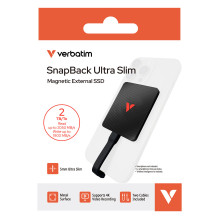 „Verbatim SnapBack Ultra Slim“ SSD diskas, 2 TB