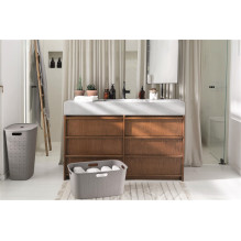 Laundry box Curver Softex, 56 l, grey, 42 cm x 31.6 cm