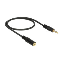DeLOCK 3.5mm M-F, 0.5m audio cable