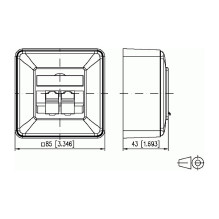 BTR NETCOM 1307380002-I socket-outlet BTR NETCOM 1307380002-I socket-outlet