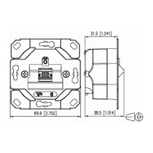 BTR NETCOM 130C381200-I socket-outlet