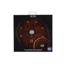 Pirties termometras su drėgmėmačiu RENTO DARK BAMBOO