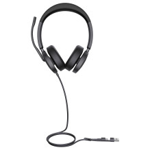 Yealink UH48 dvigubas UC USB-C / A ausinės Yealink UH48 dvigubas UC USB-C / A ausinės