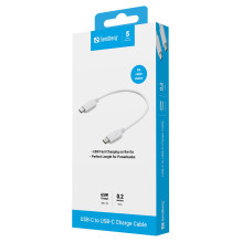 USB-C (ST-ST) 0,2m Sandberg White
