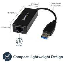 „StarTech.com“ USB31000S tinklo plokštė