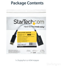 „StarTech.com“ DP2HDMI2 vaizdo kabelio adapteris „StarTech.com“ DP2HDMI2 vaizdo kabelio adapteris