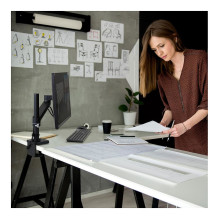 „Ergotron NX“ serijos NX monitoriaus laikiklis, juodas „Ergotron NX“ serijos NX monitoriaus laikiklis, juodas