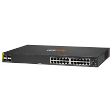 HPE Aruba Networking CX 6000 24p 10M / 100M / 1G Class4 PoE 4p SFP 1G 370W Switch