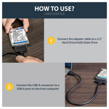 StarTech.com USB312SAT3CB cable gender changer
