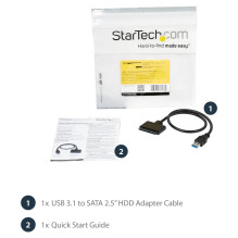 StarTech.com USB312SAT3CB cable gender changer