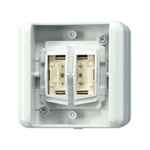 Jung 8472.01LEDW KNX Pushbutton BA 2-gang WG - Pushbutton position