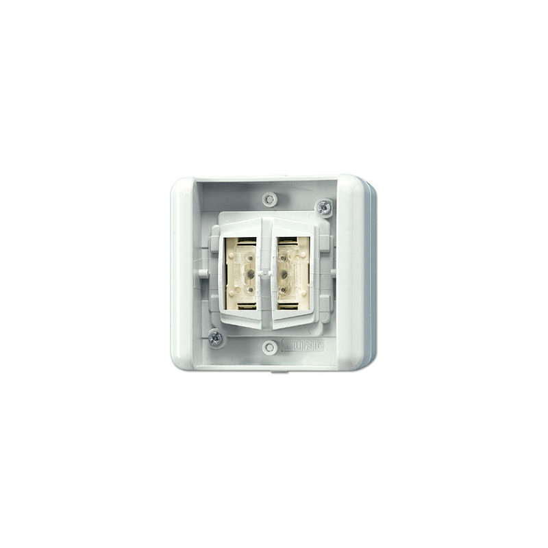 Jung 8472.01LEDW KNX Pushbutton BA 2-gang WG - Pushbutton position