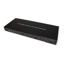 ROLINE 4K HDMI Matrix Switch, 4 x 2, with Remote Control ROLINE 4K HDMI Matrix Switch, 4 x 2, with Remote Control