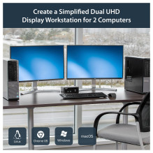 „StarTech.com“ SV231DPDDUA2 KVM komutatorius