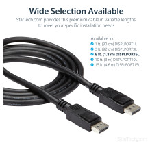 „StarTech.com“ DISPLPORT6L „DisplayPort“ kabelis