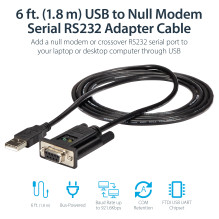 StarTech.com ICUSB232FTN nuoseklusis kabelis
