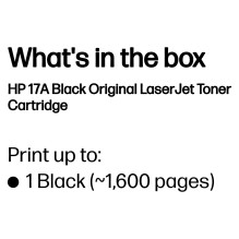 HP Toner 17A CF217A Black