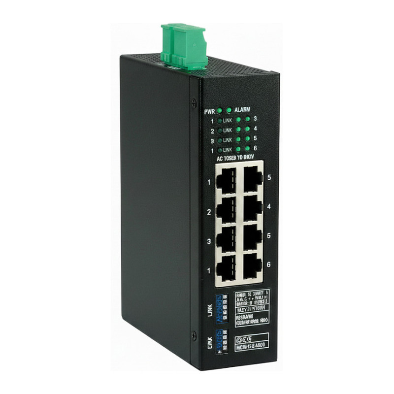 ROLINE industrial gigabit switch, 8x RJ-45
