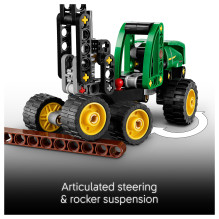 LEGO Technic John Deere 1470H ratinis kombainas 42218 LEGO Technic John Deere 1470H ratinis kombainas 42218
