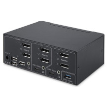 „StarTech.com“ P2CDD143-KVM-SWITCH KVM komutatorius