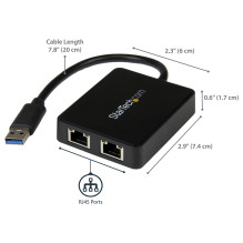 „StarTech.com“ USB32000SPT tinklo plokštė
