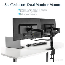 „StarTech.com“ ARMDUAL monitoriaus laikiklis / stovas