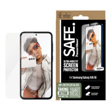 PanzerGlass SAFE. by ® Screen Protector Samsung Galaxy A36 5G, Ultra-Wide Fit w. EasyAligner