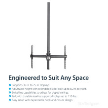 StarTech.com FPCEILPTBLP signage display mount