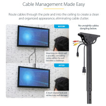 StarTech.com FPCEILPTBLP signage display mount