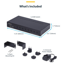 „StarTech.com“ R8AD122-KVM-SWITCH KVM komutatorius