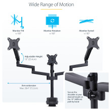 „StarTech.com“ 3MP2AG-MONITOR-ARM monitoriaus laikiklis / stovas