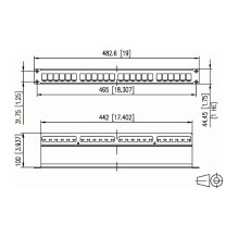 BTR NETCOM 130921-00-E patch panel accessory BTR NETCOM 130921-00-E patch panel accessory