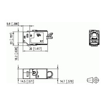METZ CONNECT C6Amodul K 180 socket - Keystone