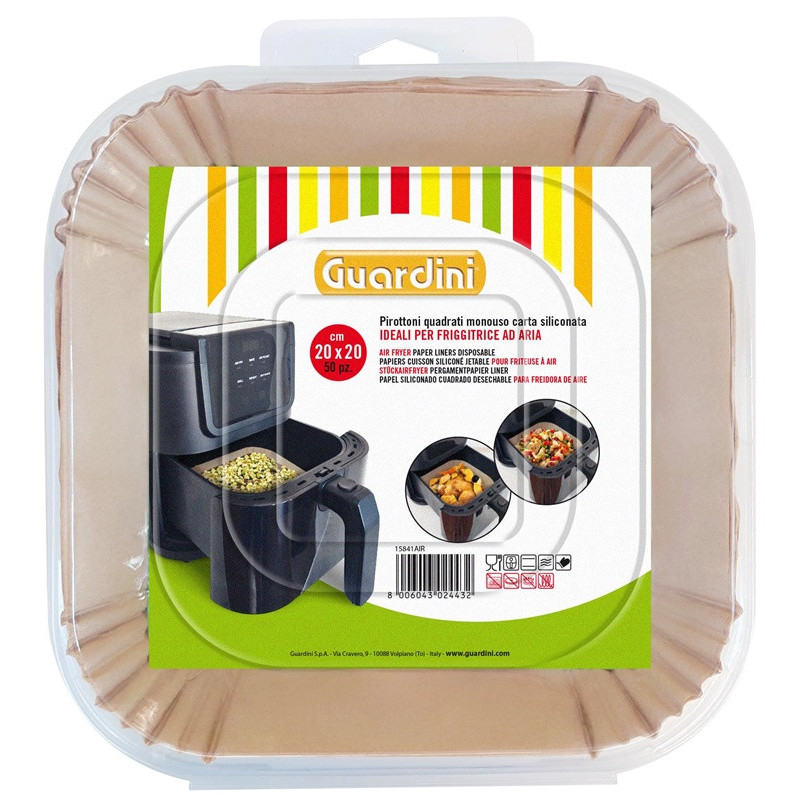 Baking paper for hot air fryer Guardini, 20 cm x 20 cm