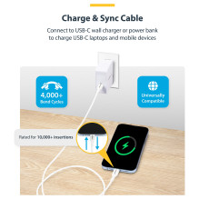 „StarTech.com“ USB2CC1MNCWHE USB kabelis