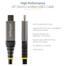 StarTech.com USB31CCV50CM USB cable