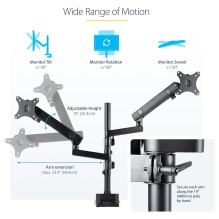 StarTech.com ARMDUALPIVOT monitor mount / stand