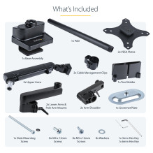 StarTech.com ARMDUALPIVOT monitor mount / stand