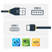 StarTech.com USBSCHAC1M USB kabelis