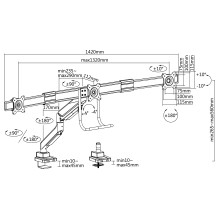 Equip 650162 monitor mount / stand Equip 650162 monitor mount / stand