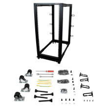 „StarTech.com“ 4POSTrack25U stovo spintelė „StarTech.com“ 4POSTrack25U stovo spintelė