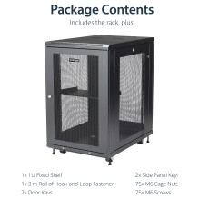 StarTech.com RK1833BKM rack cabinet