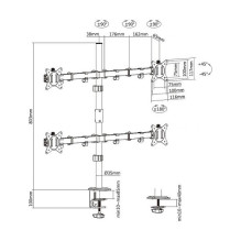 Equip 650159 monitor mount / stand Equip 650159 monitor mount / stand
