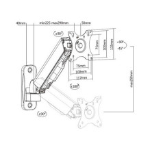 Equip 650136 monitor mount / stand Equip 650136 monitor mount / stand