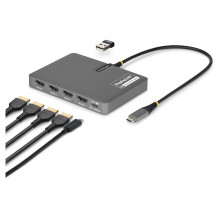„StarTech.com“ QUAD-USB-HDMI-ADAPT nešiojamojo kompiuterio dokas / prievadų replikatorius