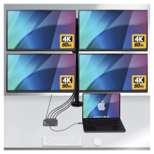 StarTech.com QUAD-USB-HDMI-ADAPT laptop dock / port replicator