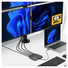 StarTech.com QUAD-USB-HDMI-ADAPT laptop dock / port replicator