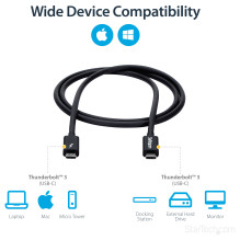 StarTech.com TBLT3MM1M Thunderbolt kabelis