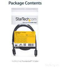 StarTech.com TBLT3MM1M Thunderbolt cable